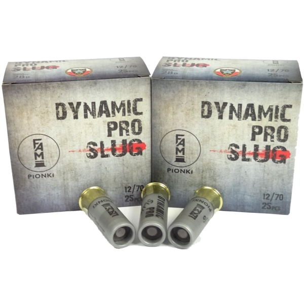 Amunicja kal. 12/70 Dynamic PRO Slug 28g FAM